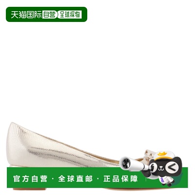 自营salvatore ferragamoFerragamo Ladies Vara Bow Metallic Pu