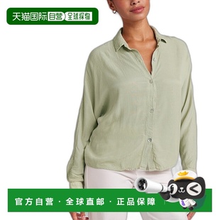 Dolman Sleeve blue Bella 美国 Shirt Dahl Down 自营 Button