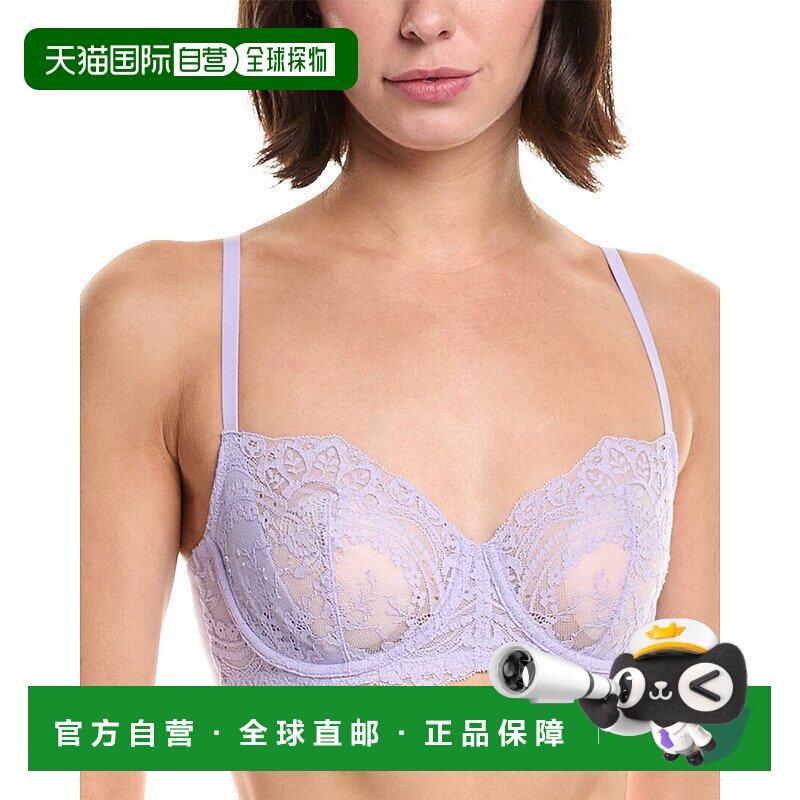 自营Natori Calm Cotton Unlined Bra - Purple 美国奥莱直发内衣