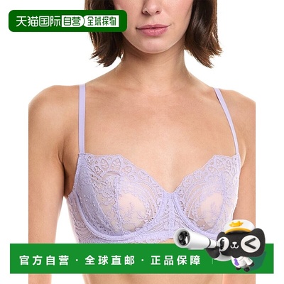 自营Natori Calm Cotton Unlined Bra - Purple 美国奥莱直发内衣