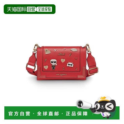 自营karl lagerfeldCamille Crossbody - admiral red 美国奥莱直