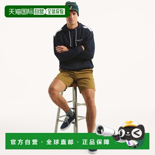 自营 Nautica男式套头衫羊毛连帽衫-海军蓝 美国奥莱直发