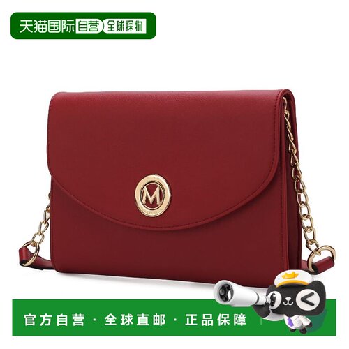 自营mia k collection Andra 女士单肩斜挎包 红色 美国奥莱直发