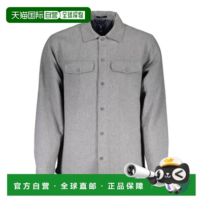 自营Gant Cotton Men Men's Shirt - gray 美国奥莱直发