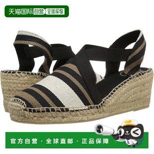 自营Toni Pons Tarbes Sandals Women's  Black Wedge Heel Espad