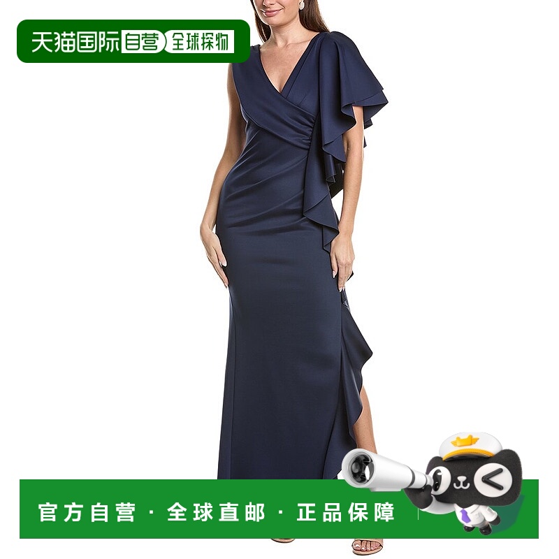 自营Black Halo Morwen Scuba Gown - blue 美国奥莱直发