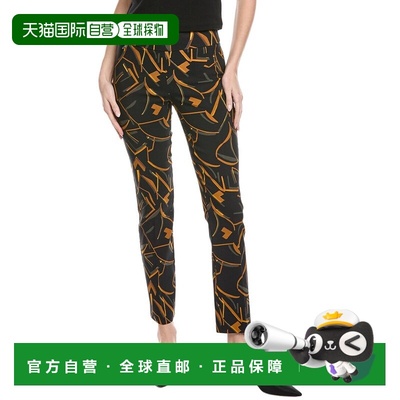 自营Joseph Ribkoff Printed Pant - black 美国奥莱直发
