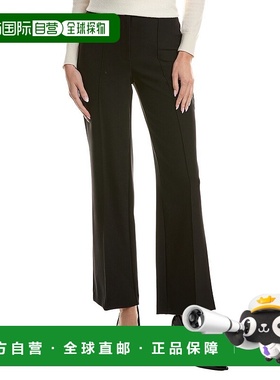 自营Laundry by Shelli Segal Wide Leg Pant - black 美国奥莱直