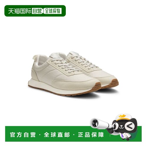 自营hugo跑步灵感运动鞋，带monogram-提花鞋面-浅米色 美国奥莱