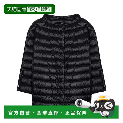 自营hernoShort Padded Jacket With Horizontal Quilting - blac