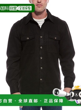 自营Vintage 1946 Microsuede Overshirt - black 美国奥莱直发