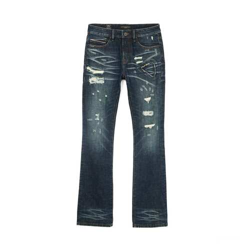自营cult of individualityLENNY BOOTCUT 603牛仔裤-蓝色 美国奥