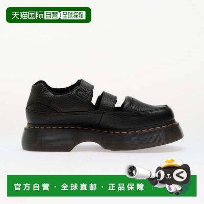 自营Dr. Martens Buzz 570069 Flat WoBlack Round Toe Mary Jane
