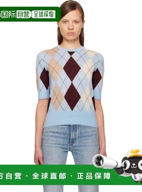 1h可退 香港直邮潮奢 KHAITE 女士 蓝色 Anders 毛衣 18054655