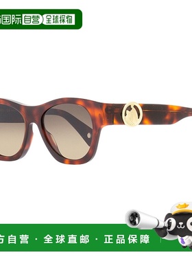 自营 Lanvin 女士母婴太阳镜 LNV604S 272 红色 Havana 55mm - 27