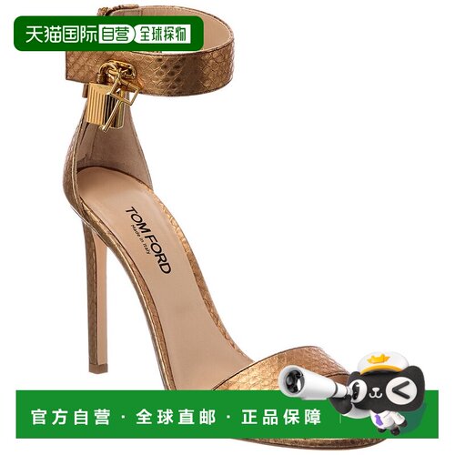 自营Tom Ford蛇皮凉鞋-金色 美国奥莱直发