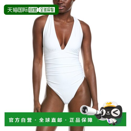 自营Ramy Brook Haley One-Piece - white 美国奥莱直发