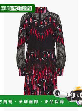 1h可退 香港直邮潮奢 valentino 华伦天奴 女士 Chantilly 印花绉