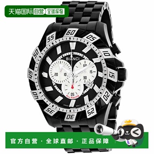 自营Roberto Bianci男式黑色表盘手表-黑色 美国奥莱直发