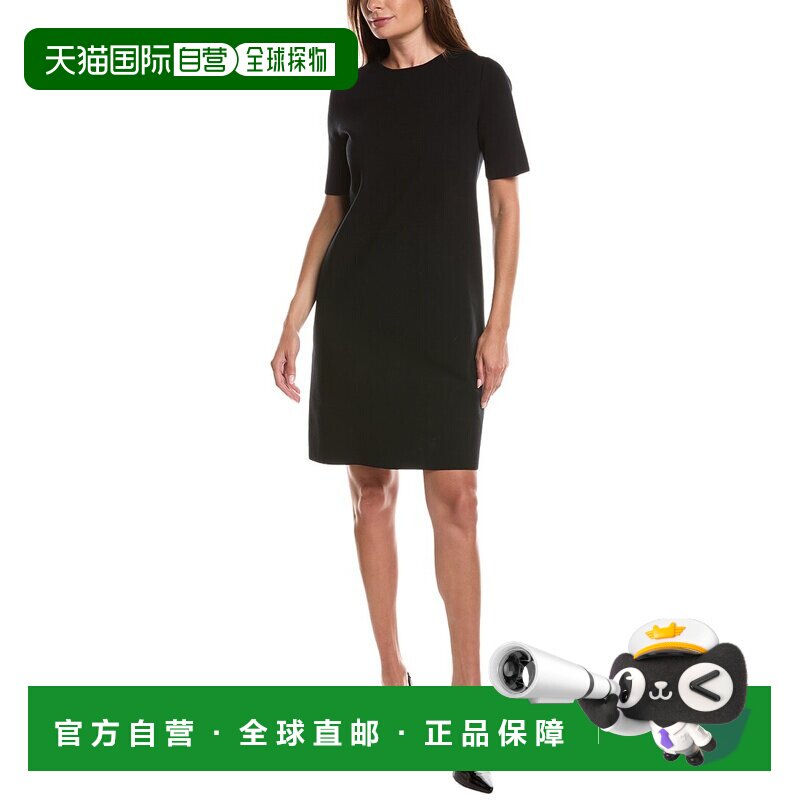自营Lafayette 148 New York针织连衣裙-黑色 美国奥莱直发