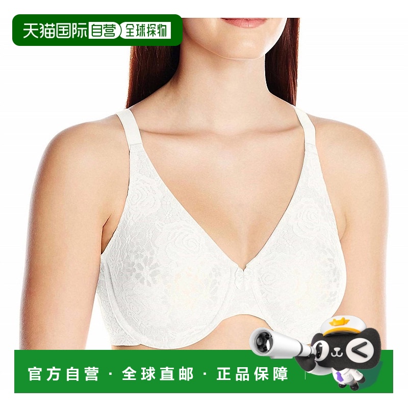 自营 wacoalWomen's Halo Lace Underwire Bra In Ivory - ivory