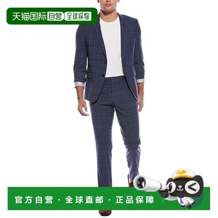 Suit Pant Boss Front Flat with Blend Wool Huge Hugo 自营BOSS