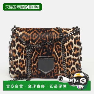 自营Jimmy Choo Multicolor Leopard Print Calf Hair Lockett Pe