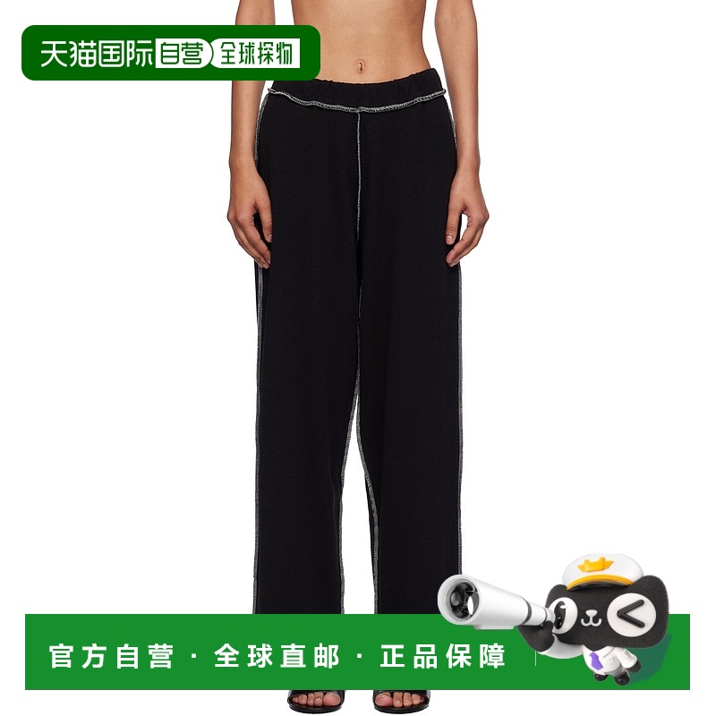 1h可退 香港直邮潮奢 Baserange 女士 黑色 Camer 长裤 PACACRAU2