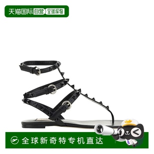 Valentino 涼鞋 Flip Flop女式 Rockstud 黑色 自營 美國 Garavani