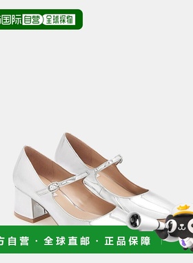 自营 Steve Madden Hawke HAWK02S1 Mary Jane女式银块高跟鞋ZPO3