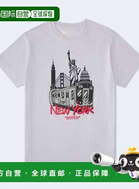 自营Aeropostale New York Subway Graphic Tee - grey 72 美国奥