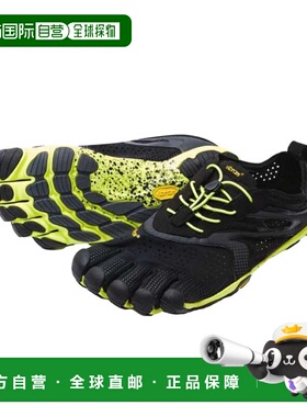 自营Vibram v-run黑色/黄色16M3101男士-黑色 美国奥莱直发运动鞋