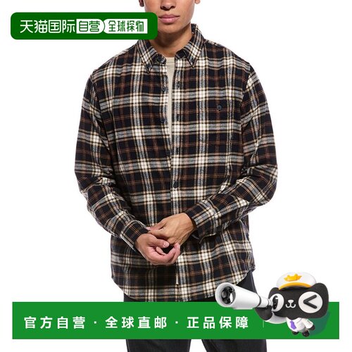 美国直邮自营weatherproof vintage防风雨复古拉绒法兰绒衬衫-海