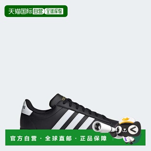 自营adidas阿迪达斯大法院男鞋-核心黑色/云白色/金色金属色 美国