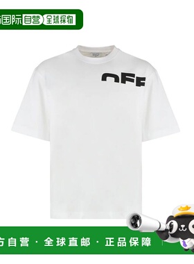自营off-whiteOff- Cotton Men's T-Shirt - white 美国奥莱直发