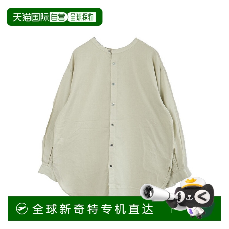 日本直邮prit 100/2 soft boil 2way 女士衬衫长袖可前后穿透明[P