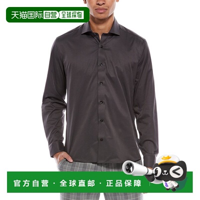 自营Stone Rose Performance Stretch Woven Shirt - grey 美国奥
