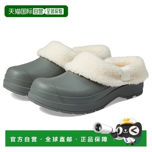 自营 Hunter Play MFF9000RSP-UBY Clogs男式灰色夏尔巴衬里隔热J