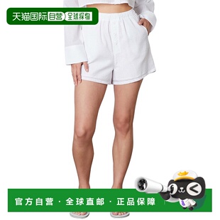自营 NIA弗农短裤-白色 美国奥莱直发