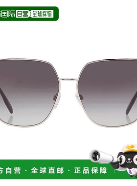 自营Burberry Alexis Grey Gradient Cat Eye Ladies Sunglasses