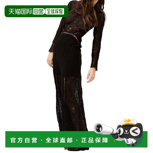 自营ba&sh Gorgeous Dress - noir 美国奥莱直发连衣裙长裙