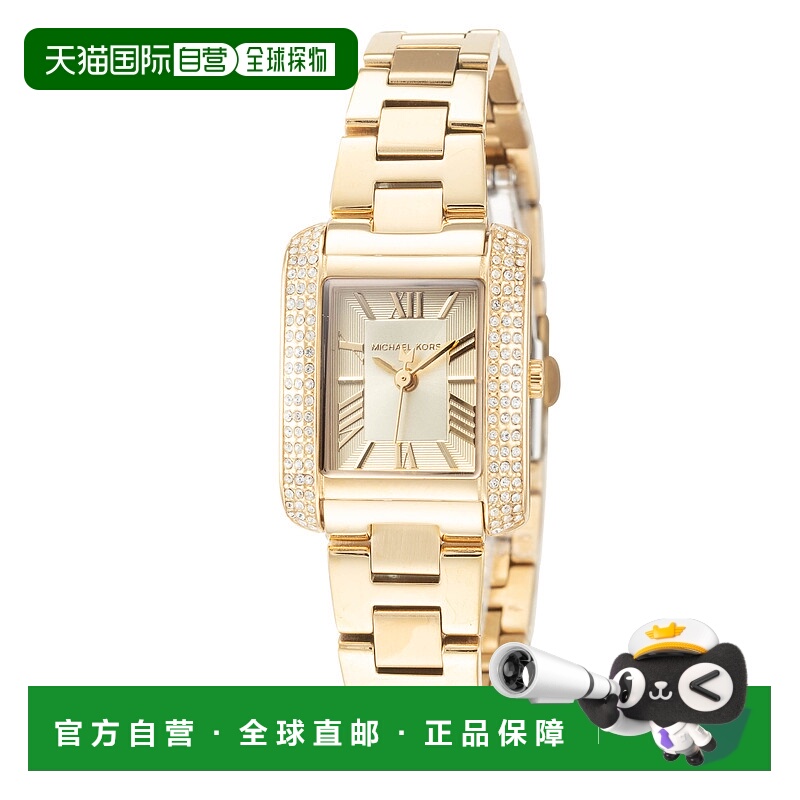 自营Michael Kors Women's Emery 22mm Quartz Watch - gold 美国