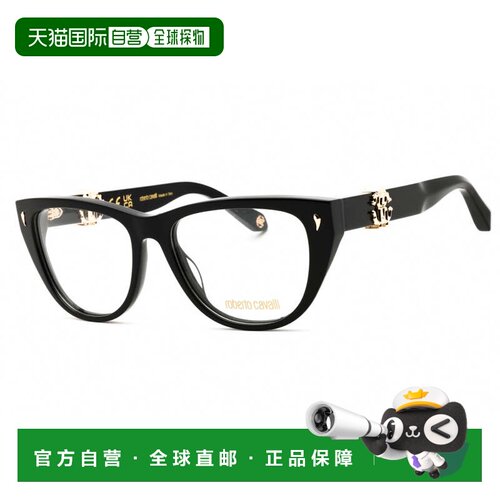 自营roberto cavalliVRC045 0700闪亮黑色54mm-闪亮黑色 美国奥莱