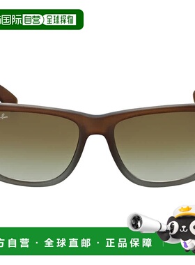自营ray-banRay Ban Justin Classic Green Gradient Square Men'