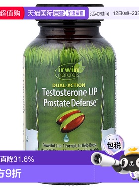 香港直邮爱乐能,Testosterone UP 前列摄护腺防御剂，双效，60 粒