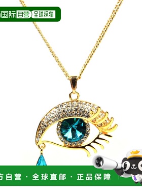 自营 eye candy泪滴项链 - 金色 美国奥莱直发饰品水晶吊坠