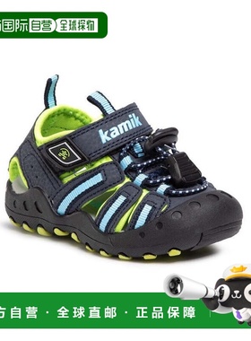 自营Kamik Crab HK9594-BLU Toddlers Blue Waterproof Closed To