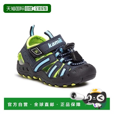 自营Kamik Crab HK9594-BLU Toddlers Blue Waterproof Closed To