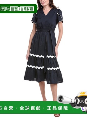 自营 Nanette Nanette Lepore Ric-Rac衬衫裙-白色 美国奥莱直发