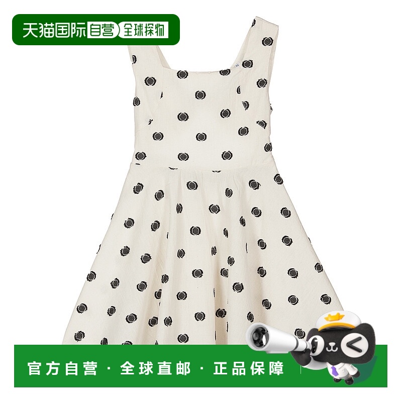 自营 mayoral米白色圆点夏季连衣裙 - 象牙色 美国奥莱直发